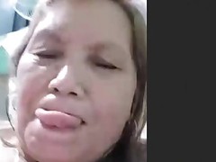 nghiệp dư filipina bà già hôn người vú em